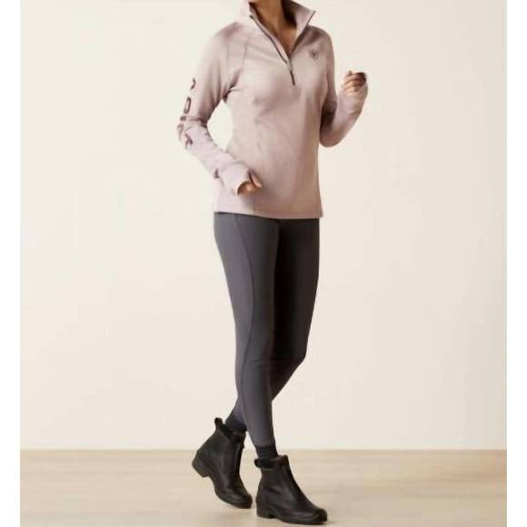 Sweatshirt équitation 1/2 zip femme Ariat Tek Team